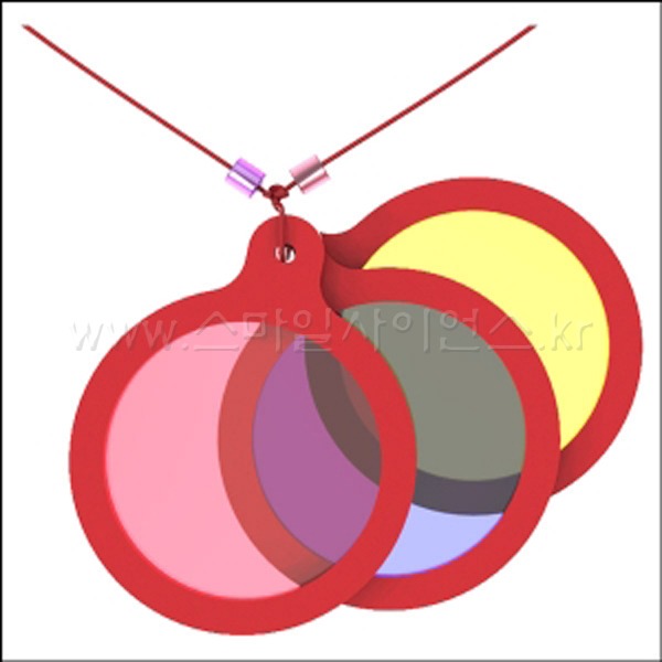 뉴 빛혼합 목걸이 색돋보기(3종 5색)-1세트