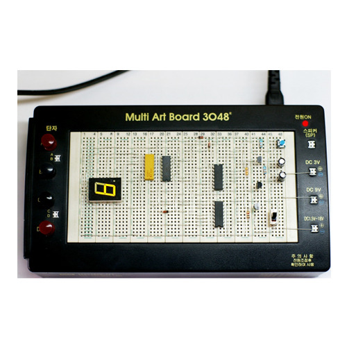 MAB 브레드보드/브래드보드 LED DISPLAY(-COMM)전자주사위(B-63)