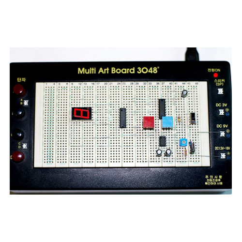 MAB 브레드보드/브래드보드 LED DISPLAY (-COMM)10진카운터(B-64)