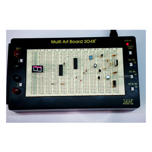 MAB 브레드보드/브래드보드 LED DISPLAY형 (+COMM)전자주사위(B-66)